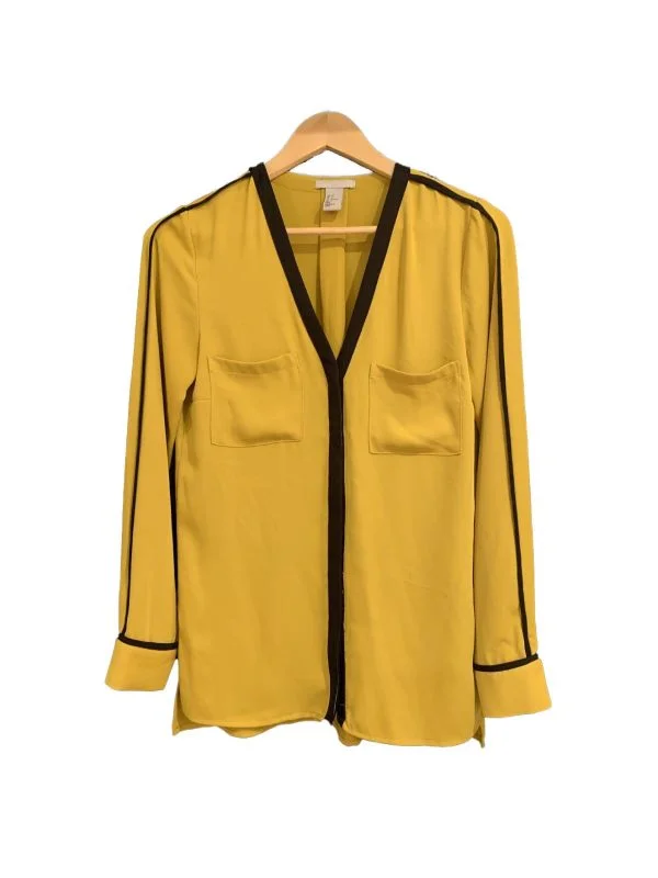 Bluză H&M EU 42 | Galben, Normal, Poliester