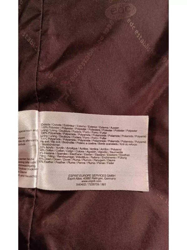 Geacă de iarnă Esprit M | Maro, Fără glugă, Poliester - Image 6