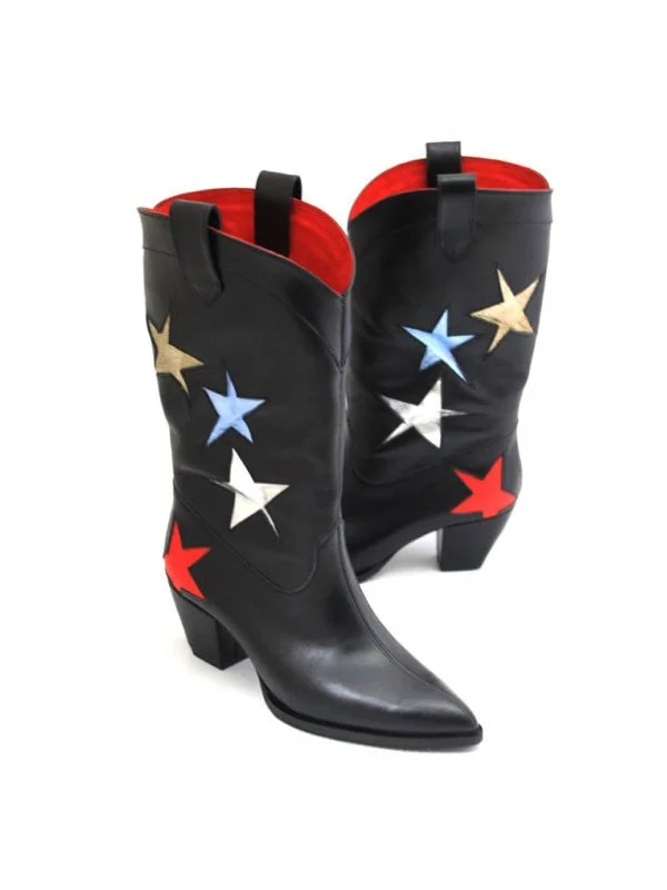 Cizme LUST OF CREATION EU 41 | Multicolor, Piele naturală