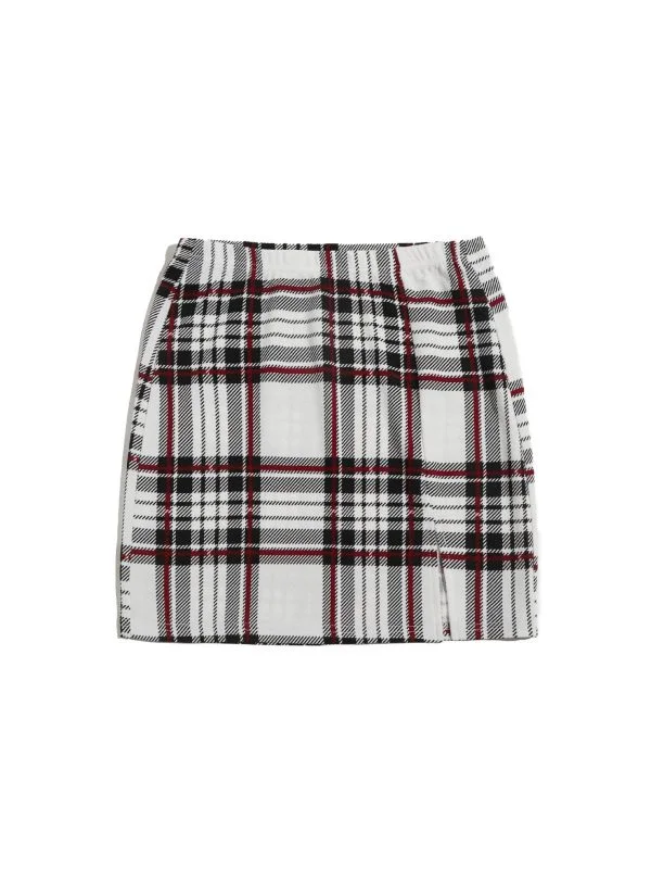 Fustă Shein XL | Alb, Midi, Bumbac