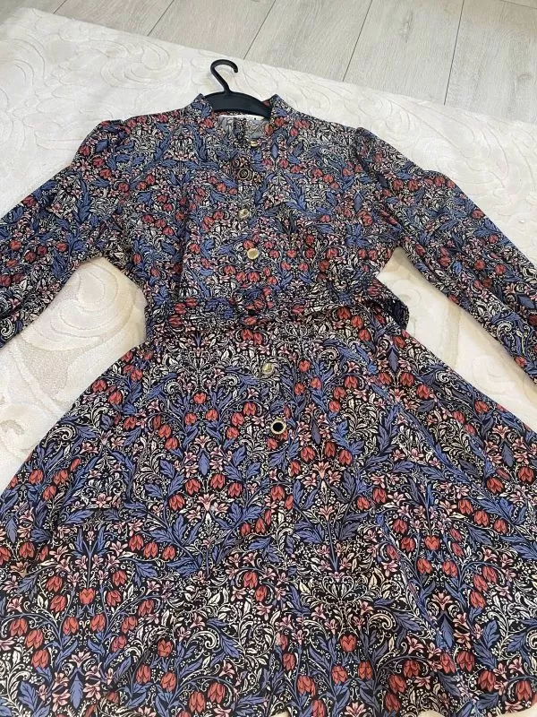 Rochie de seară Zara EU 42 | Multicolor, Mini, Vâscoză - Image 6