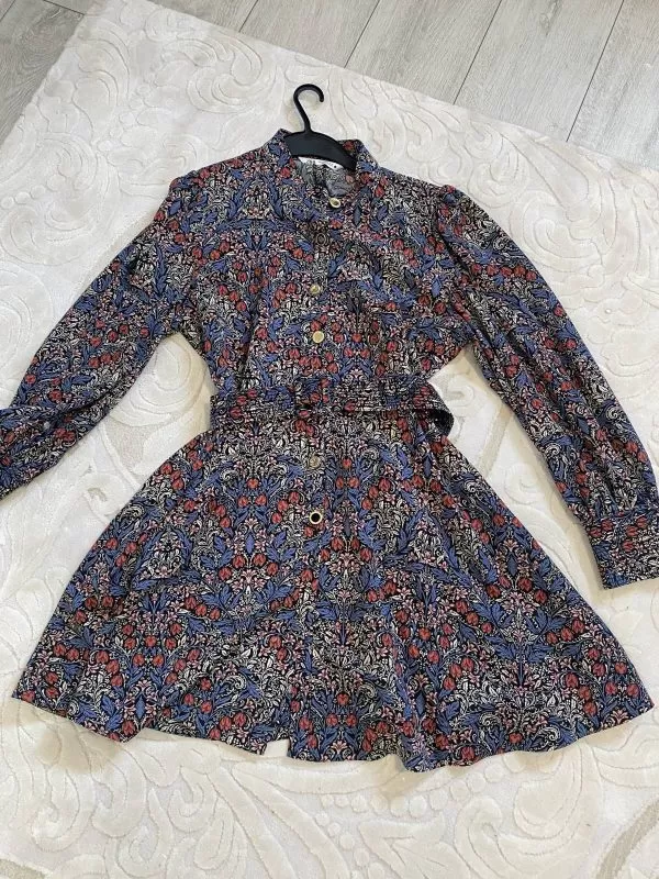 Rochie de seară Zara EU 42 | Multicolor, Mini, Vâscoză - Image 3