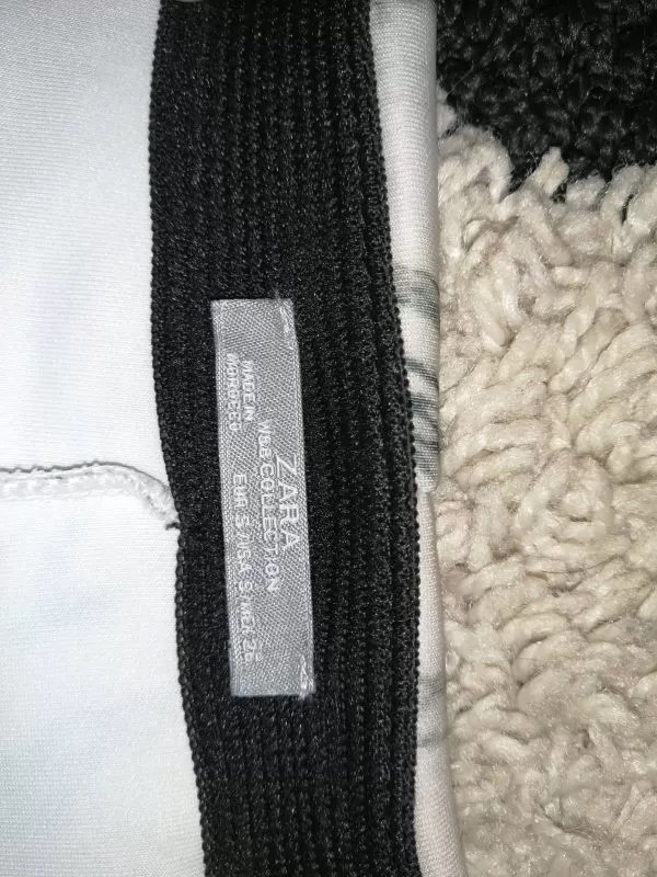 Fustă creion Zara S | Alb, Midi, Creion (Pencil) fit, Poliester - Image 3