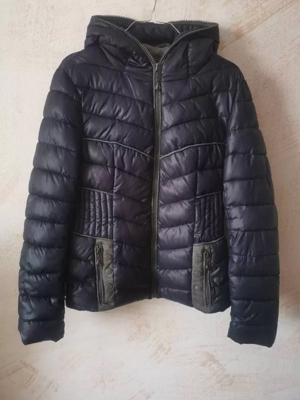 Geacă matlasată S'West M | Indigo, Cu glugă, Poliester - Image 4