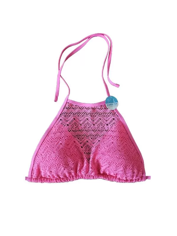 Sutien bikini Censored L | Roz, Dantelă, Poliester