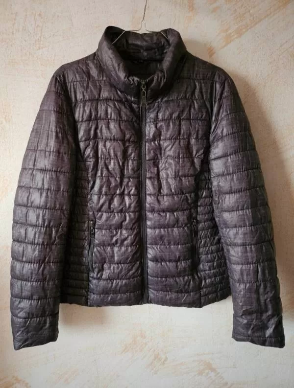 Geacă matlasată L | Gri, Fără glugă, Nailon - Image 2