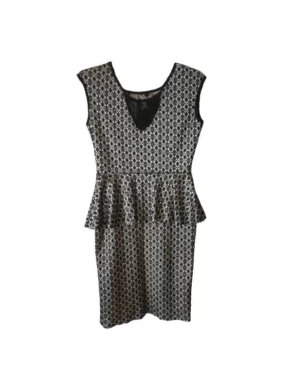 Rochie de seară S-M | Bej, Mini, Fără mâneci