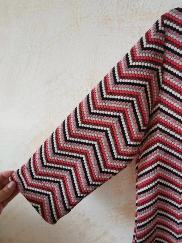 Bluză TAIFUN S-M | Multicolor, Normal, Mânecă trei sferturi, Dungi - Image 5