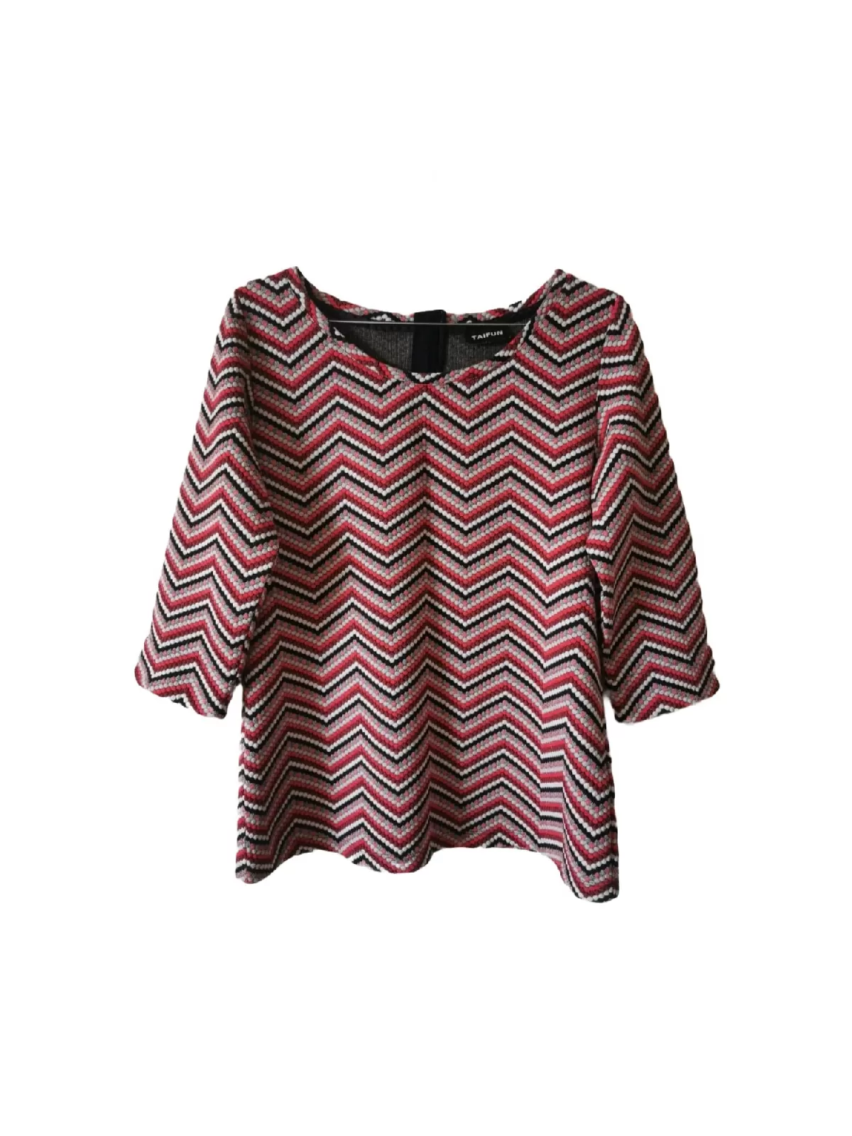 Bluză TAIFUN S-M | Multicolor, Normal, Mânecă trei sferturi, Dungi