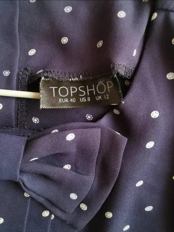 Bluză Topshop EU 40 | Indigo, Normal, Poliester - Image 5