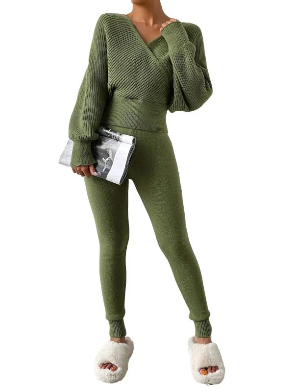 Costum cu sacou și pantaloni Shein EU 34 | Verde, Poliester