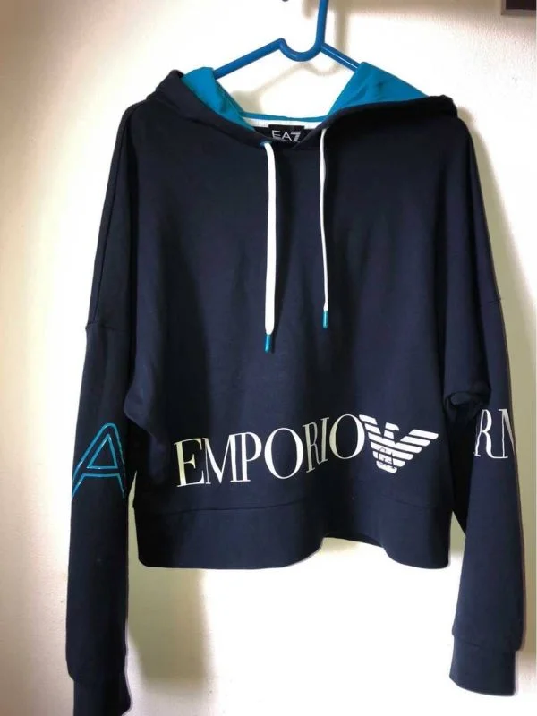 Hanorac Emporio Armani EU 36 | Albastru, Normal, Bumbac - Image 5