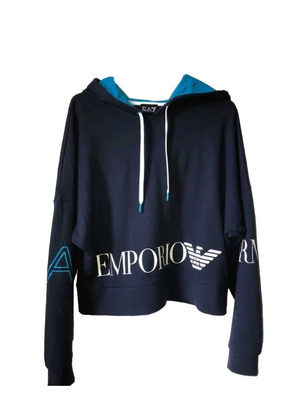 Hanorac Emporio Armani EU 36 | Albastru, Normal, Bumbac