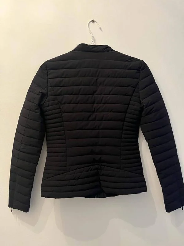 Geacă puffer Guess XS | Negru, Fără glugă, Poliamidă - Image 5