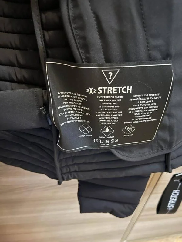 Geacă puffer Guess XS | Negru, Fără glugă, Poliamidă - Image 8