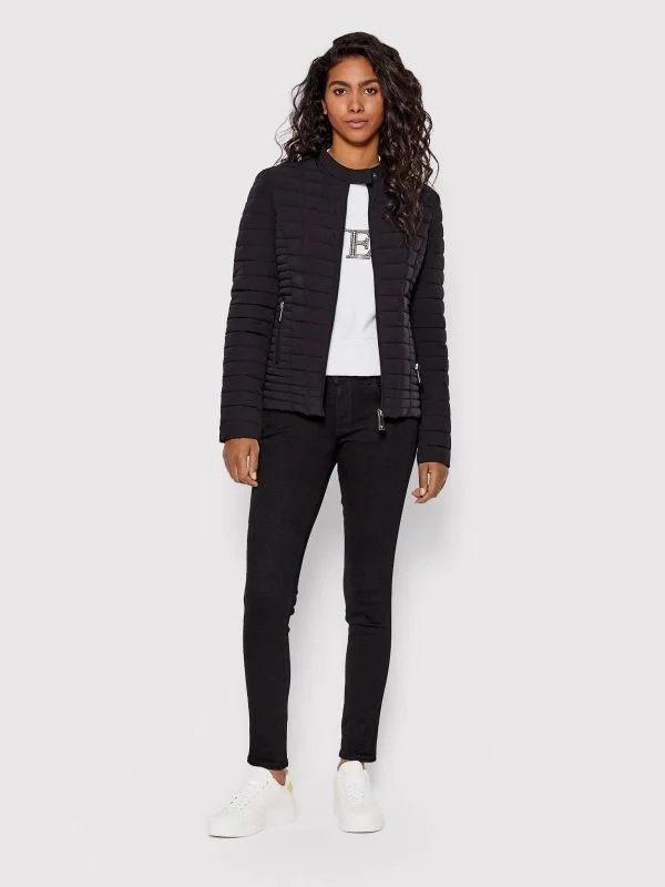 Geacă puffer Guess XS | Negru, Fără glugă, Poliamidă - Image 3