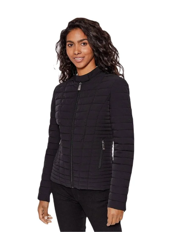 Geacă puffer Guess XS | Negru, Fără glugă, Poliamidă