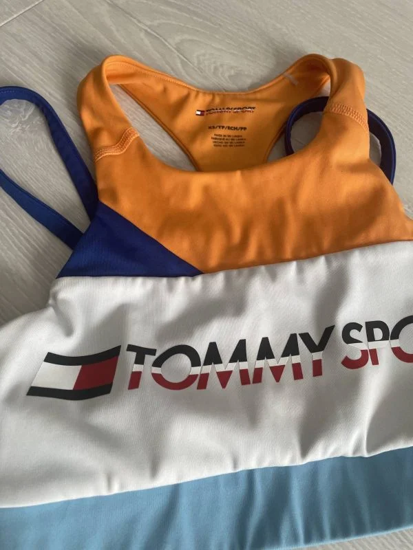 Bustieră sport Tommy Hilfiger EU 34 | Alb, Poliester - Image 6