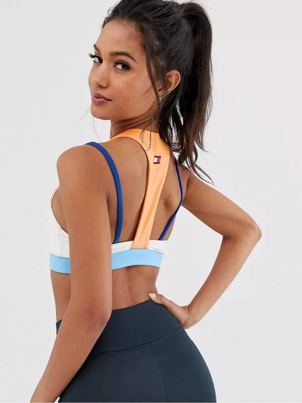 Bustieră sport Tommy Hilfiger EU 34 | Alb, Poliester - Image 2