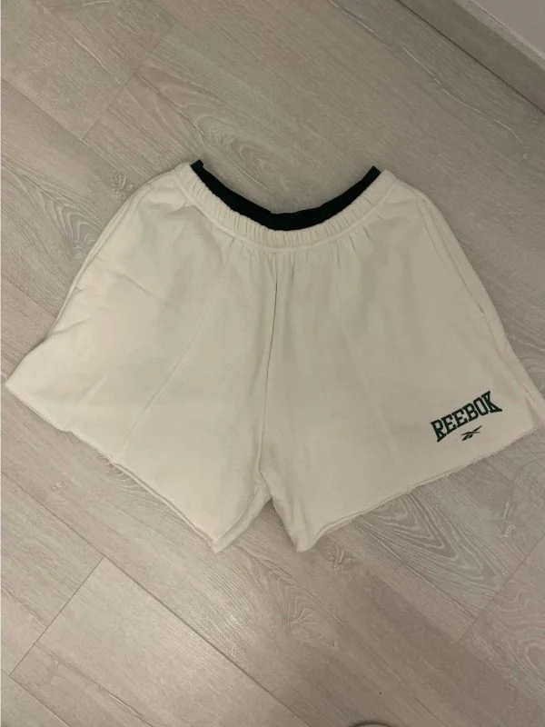 Pantaloni sport Reebok EU 34 | Alb, Scurți - Image 5