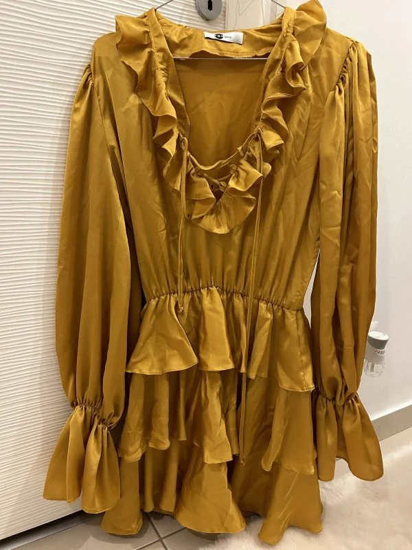 Rochie de seară TGH EU 36 | Cărămiziu, Mini - Image 6