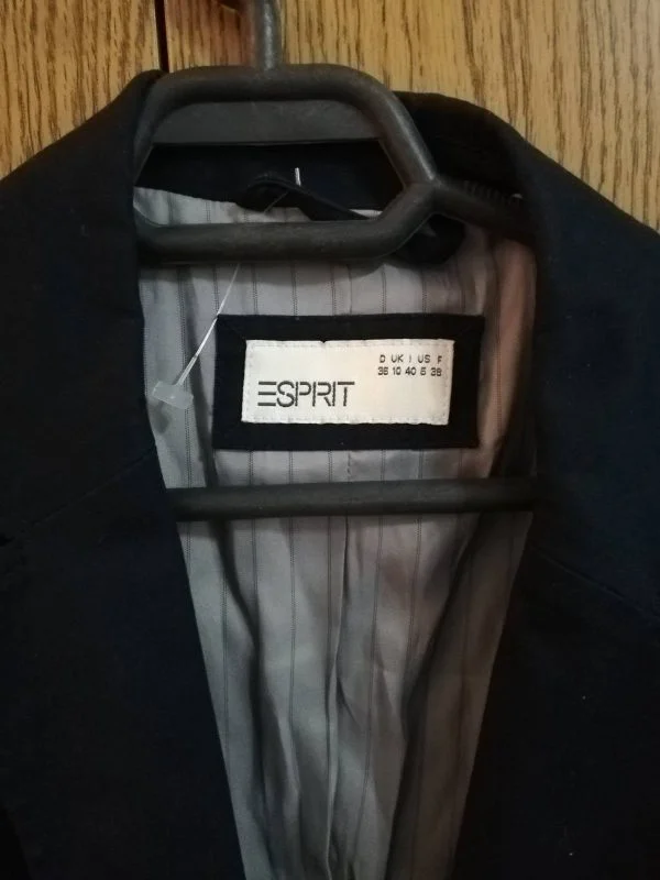 Sacou Esprit EU 36 | Albastru, Normal, Poliester - Image 4