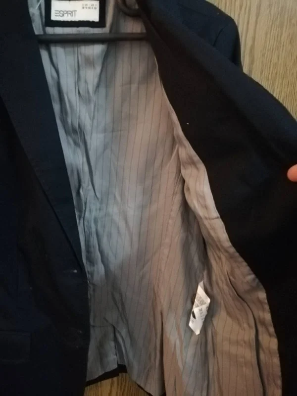 Sacou Esprit EU 36 | Albastru, Normal, Poliester - Image 5