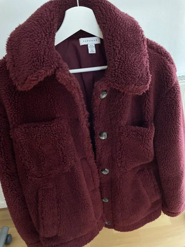 Jachetă Topshop EU 34 | Roșu, Fără glugă - Image 6