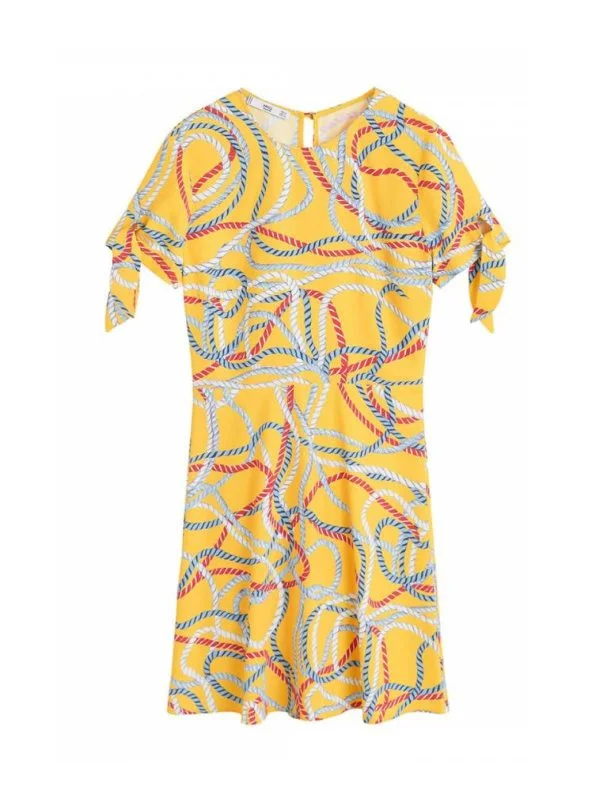 Rochie casual Mango EU 34 | Galben, Mini