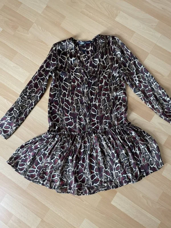 Rochie casual Zara EU 34 | Bej, Mini - Image 3