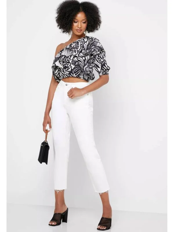 Top Topshop EU 36 | Alb, Normal - Image 3
