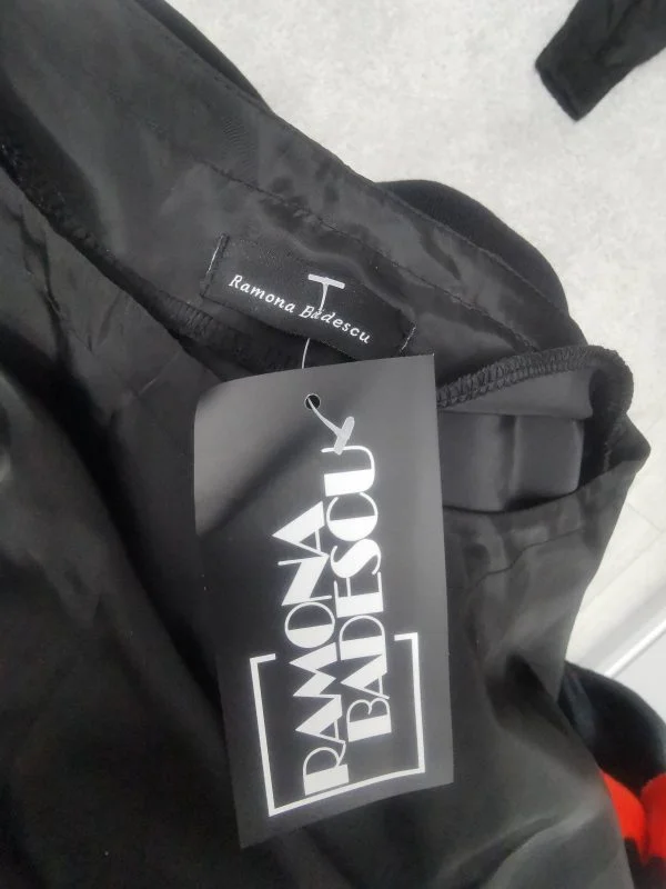Costum cu sacou și pantaloni RAMONA BADESCU EU 38 | Negru - Image 5