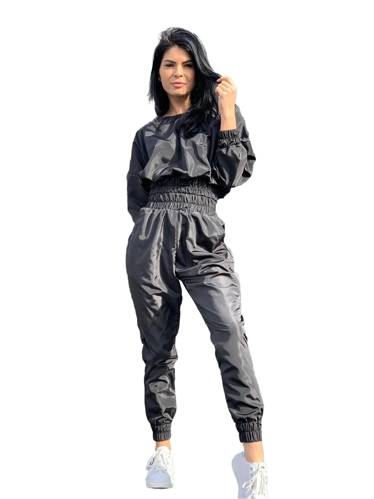 Costum cu sacou și pantaloni RAMONA BADESCU EU 38 | Negru