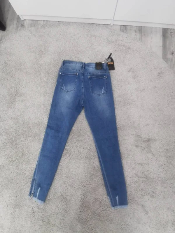 Blugi VIVIAN EU 30 | Albastru, Lungi, Denim - Image 2