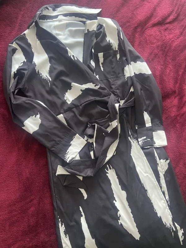 Rochie casual Shein EU 38 | Alb, Midi, Poliester - Image 8