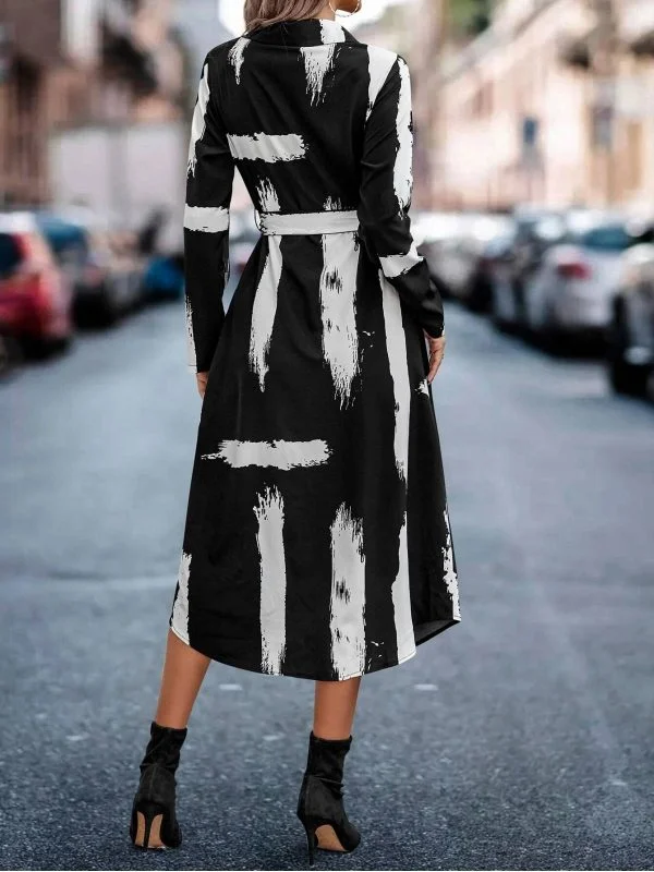 Rochie casual Shein EU 38 | Alb, Midi, Poliester - Image 3