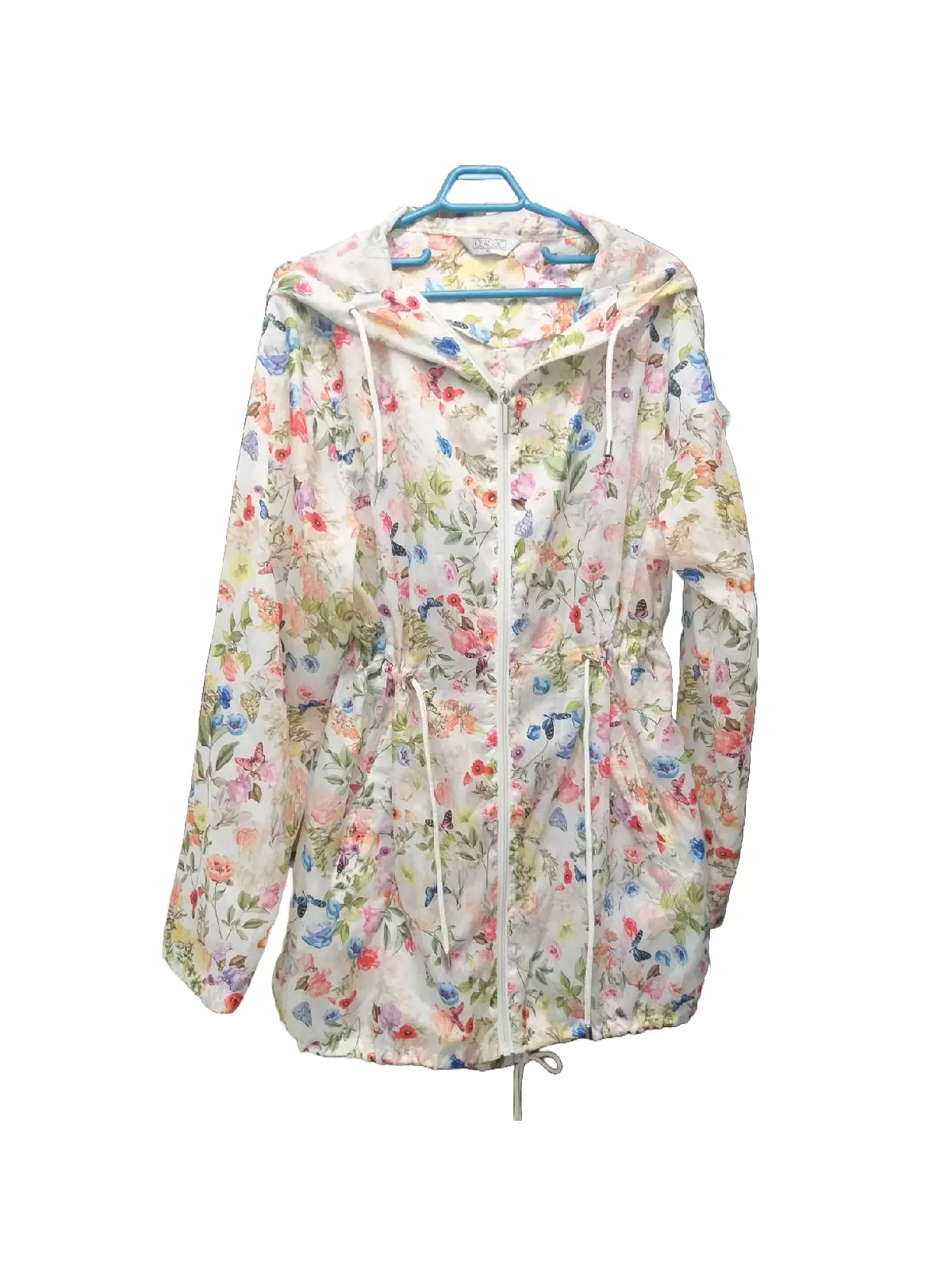 Jachetă CLASSIC XL | Multicolor, Cu glugă, Floral & Tropical, Poliester