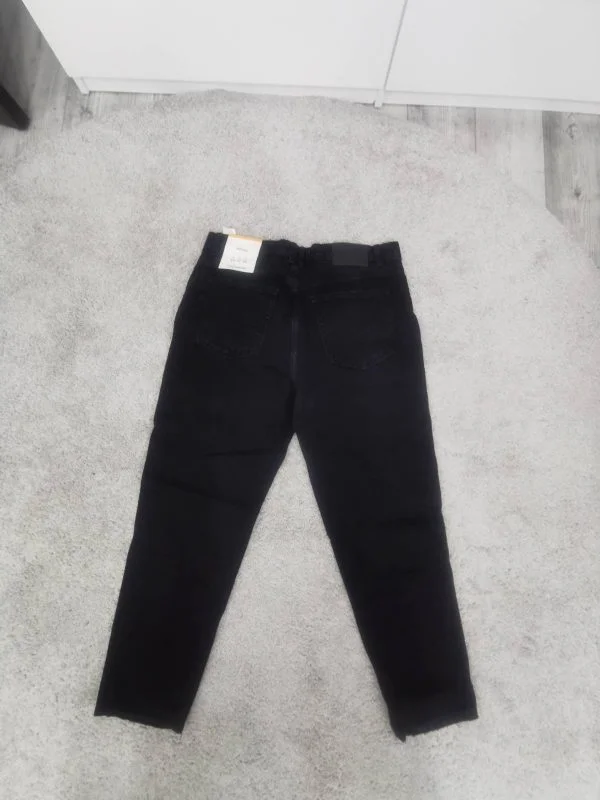 Blugi Pull&Bear EU 44 | Negru, Lungi, Denim - Image 2