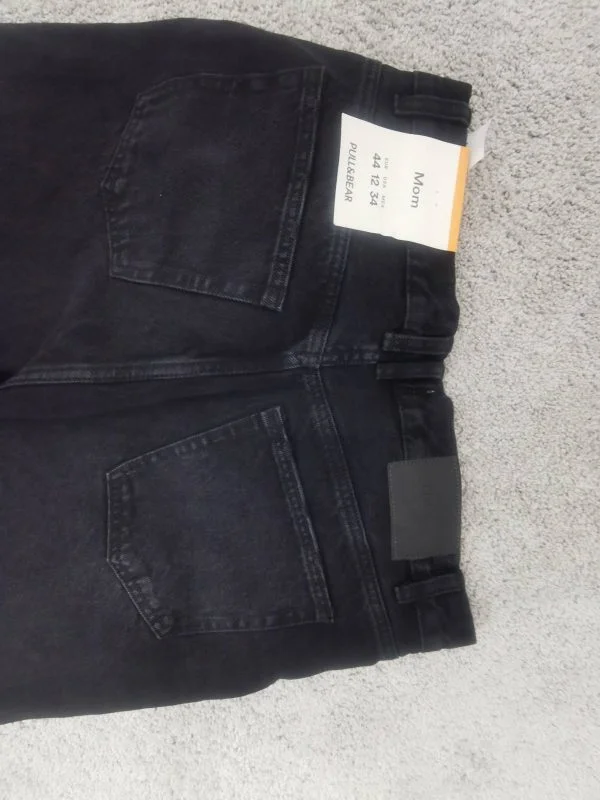 Blugi Pull&Bear EU 44 | Negru, Lungi, Denim - Image 3