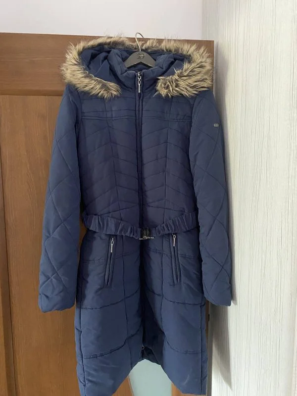Geacă matlasată LEE COOPER EU 38 | Bleu, Cu glugă - Image 5
