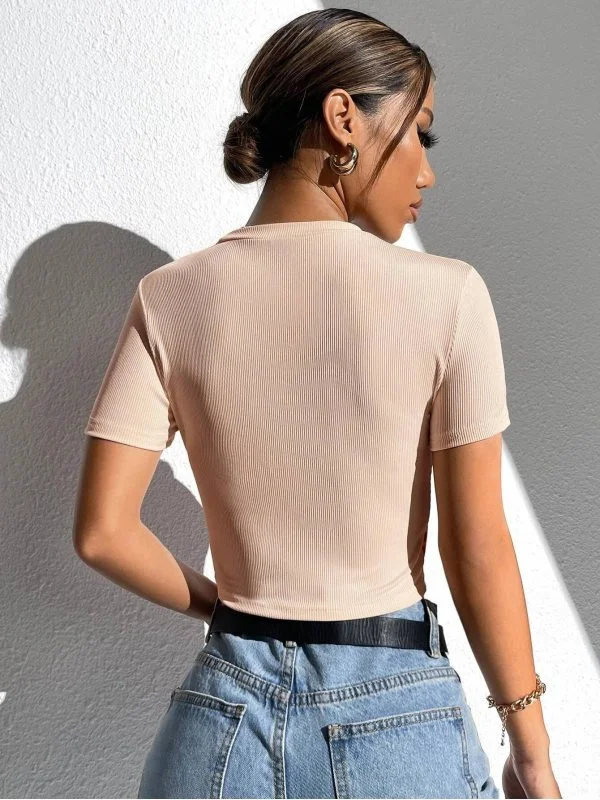 Top Shein EU 36 | Bej, Normal, Poliester - Image 3