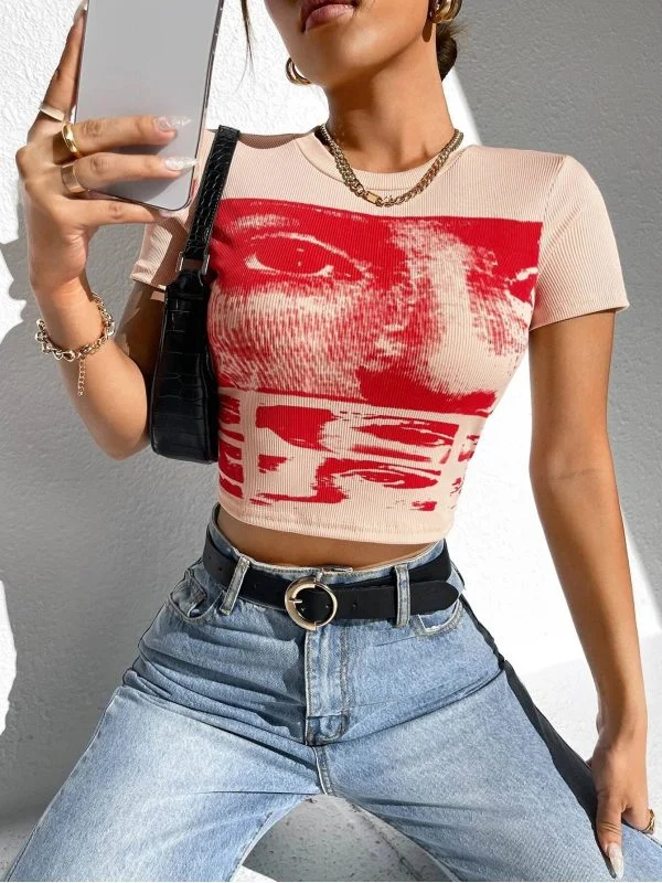Top Shein EU 36 | Bej, Normal, Poliester - Image 5