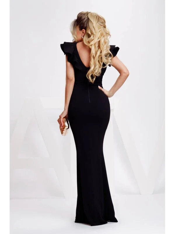 Rochie de seară ATMOSPHERE FASHION EU 38 | Negru, Maxi, Poliester - Image 2
