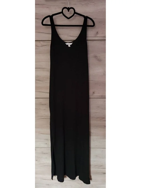 Rochie de plajă H&M S | Negru, Maxi, Bumbac - Image 3