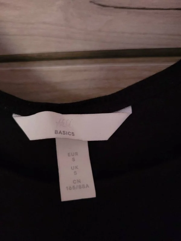 Rochie de plajă H&M S | Negru, Maxi, Bumbac - Image 5