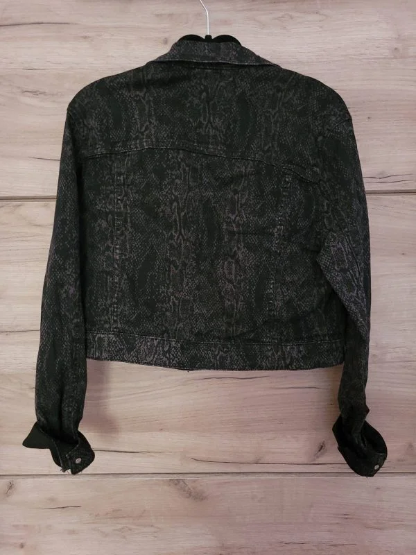 Geacă din denim KOTON EU 38 | Negru, Animal print, Bumbac - Image 6