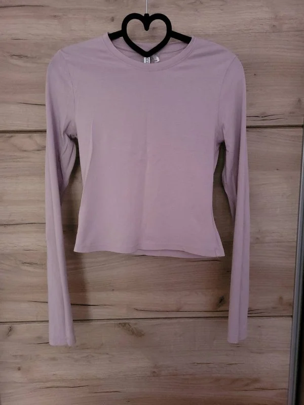 Bluză H&M S | Mov, Normal, Bumbac - Image 3