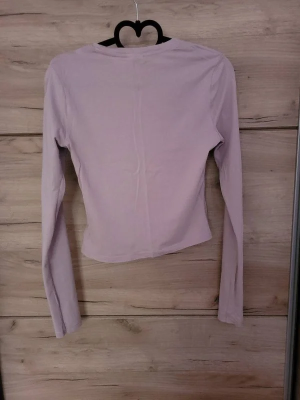 Bluză H&M S | Mov, Normal, Bumbac - Image 4