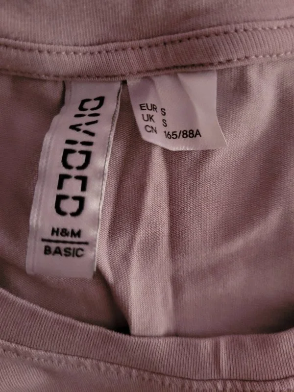 Bluză H&M S | Mov, Normal, Bumbac - Image 5