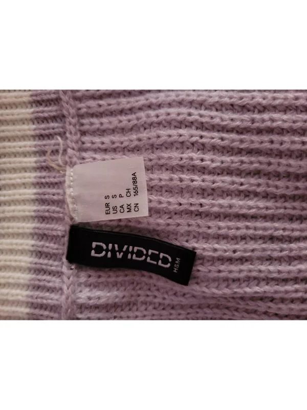 Vestă H&M S | Mov, Fără glugă, Acrilic - Image 5